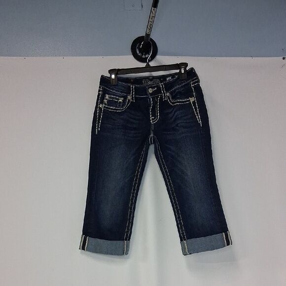 MISS ME DENIM CAPRI PANTS FTL-05-047 - Picture 1 of 7